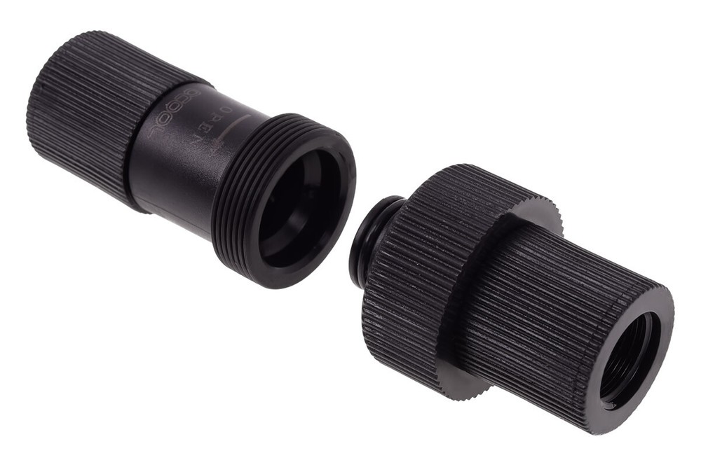 Alphacool G1/4" HF Quick Release Connector Kit, Black