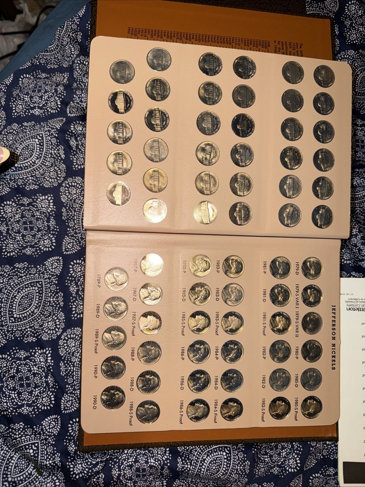 Jefferson Nichols, Including Proof Only Issues 1938–2002
