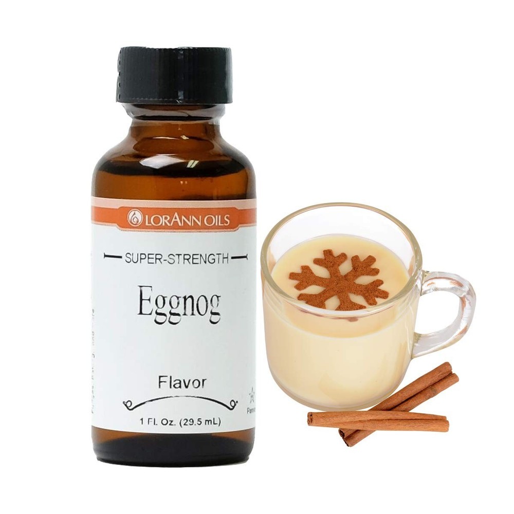 LorAnn Eggnog Super Strength Flavor - 1 Oz - -Round Baking Essential