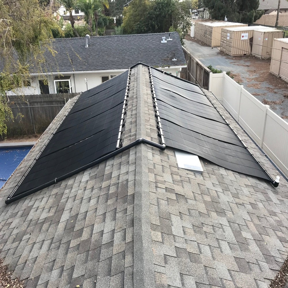 Industrial Grade Solar Pool Heater Panel - Advanced High-Wind Mounting Security