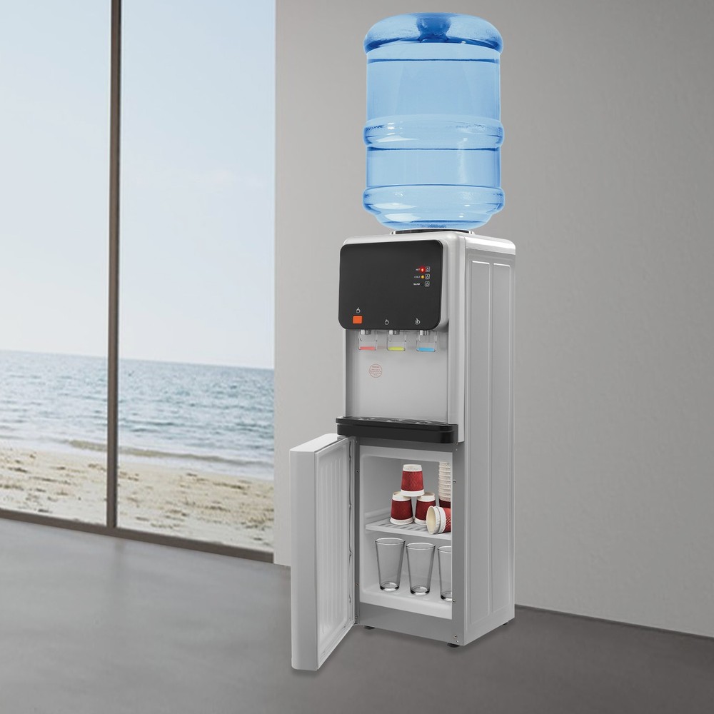 Top Loading Water Dispenser Hot/Warm/Cold Dispenser for 5 Gallon Stainless Steel