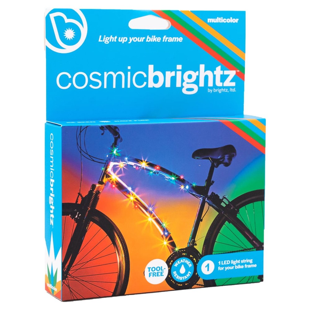 LED Bicycle Accessory Frame Light, Water-Resistant, 1 Count, Width 2 in