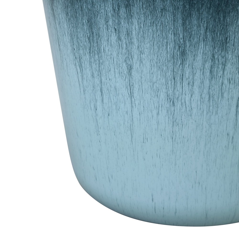 Esmeralda Teal Round Planter 12