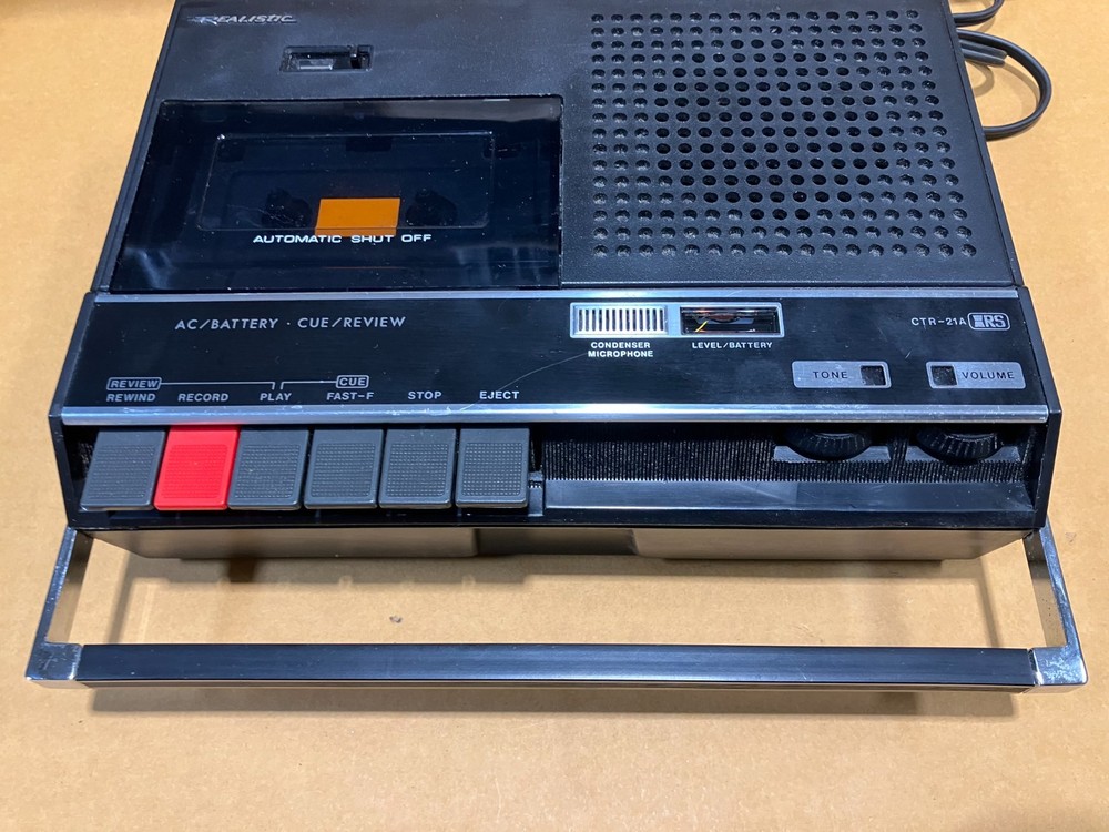Realistic Cassette Recorder Player model# CTR-21A