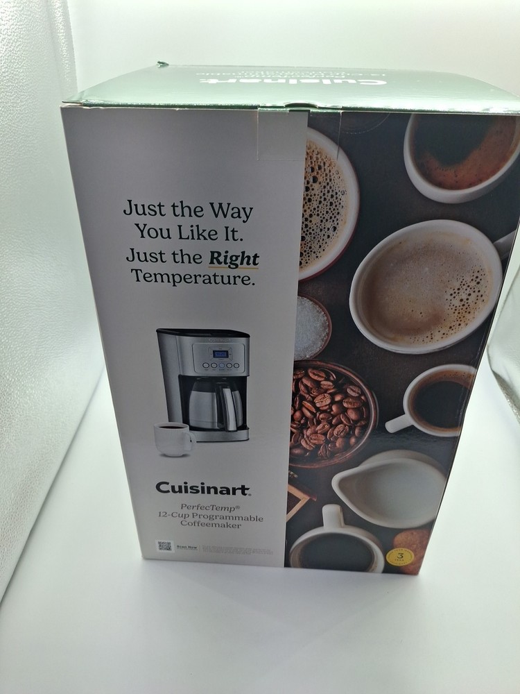 Cuisinart PerfecTemp Programmable Coffee Maker with Thermal Carafe, 12-cup