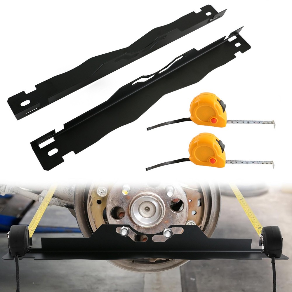 2 Pack Heavy Duty Wheel Alignment Tool Kit Black Toe Alignment Tool Plates ✨