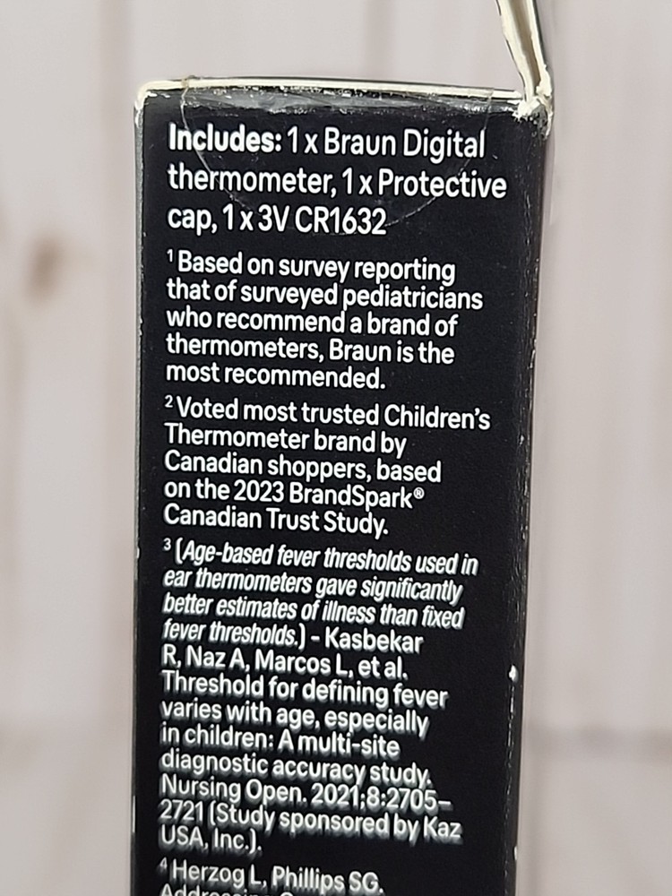 Braun PRT2000CA Digital Thermometer – Age Precision™ 8-Second Accurate Reading
