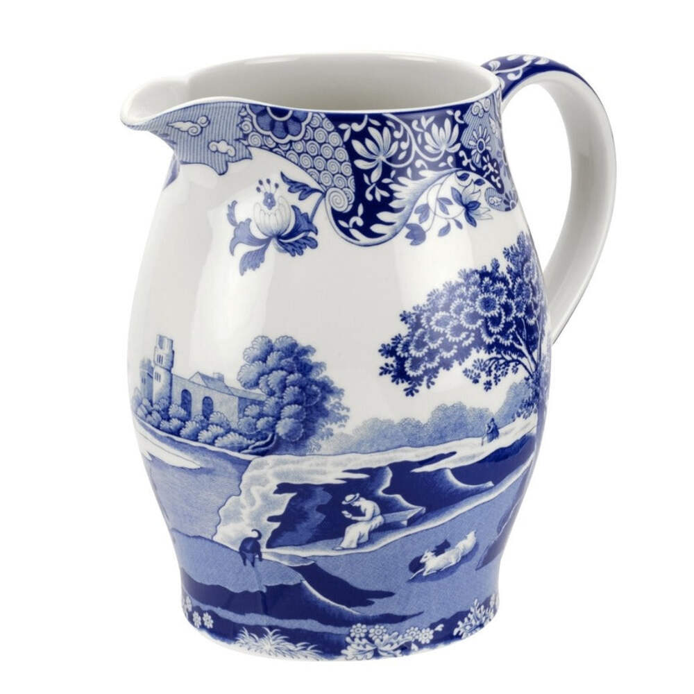 Spode Blue Italian 3.5 Pint Pitcher