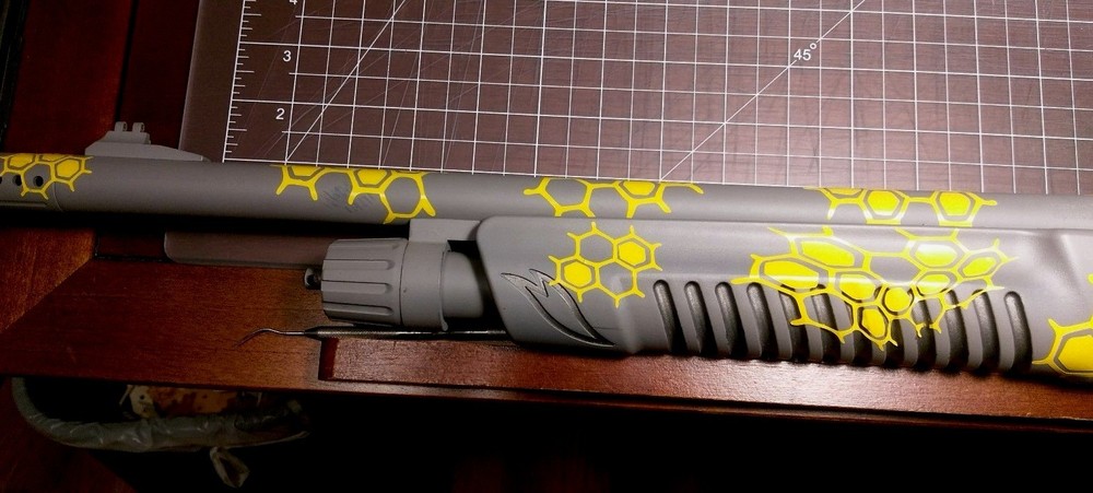 VINYL HIGH BAKE HEAT GUN STENCIL - E-Z STENCIL PACK - for Kryptek© style pattern