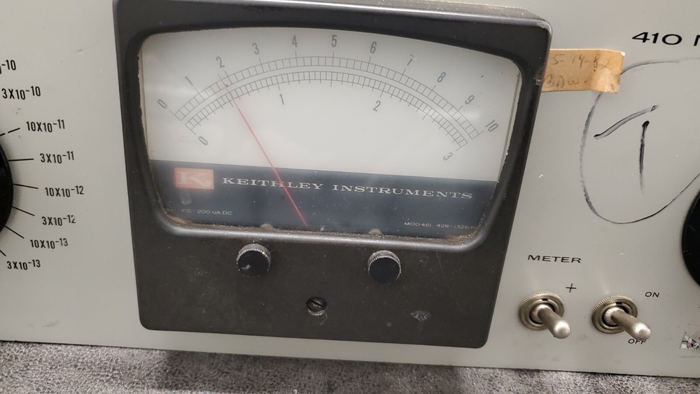 Keithley Instruments Model 410 Full Scale Micro-Microammeter Tested and Working