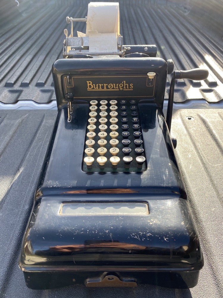 Antique Burroughs counting Machine
