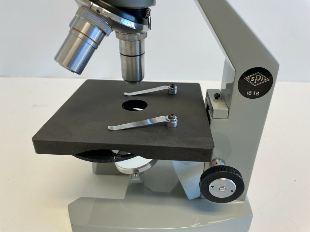 Vintage SPI 1848 Microscope w/ Objectives