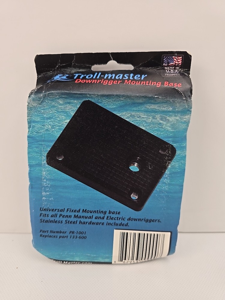 DOWNRIGGER BASE MOUNTING KIT for PENN Fathom-Master downriggers HARDWARE INCLUDE