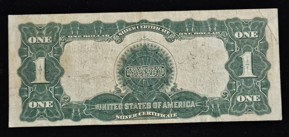 1899 Silver Certificate Note Black Eagle Large $1 Bill