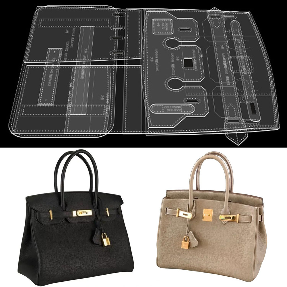 Handbag Acrylic Template Leather Bag Pattern Acrylic Leather Pattern Leather Tem