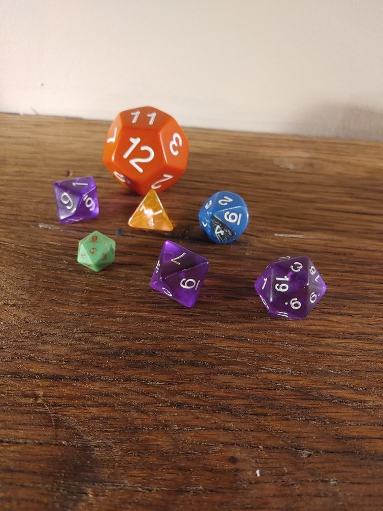 Vintage dungeons and dragons Polyhedral Dice