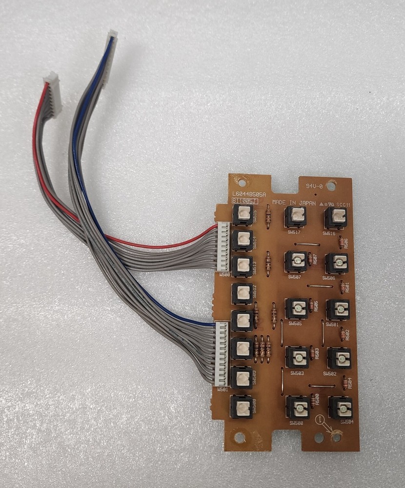Akai  S5000  Sampler  Replacement  Operation Board Left, Button Board