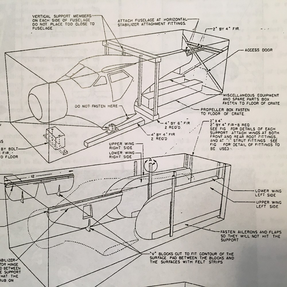 UC-43, GB-2 & Traveller Erection & Service Instructions . aka Staggerwing
