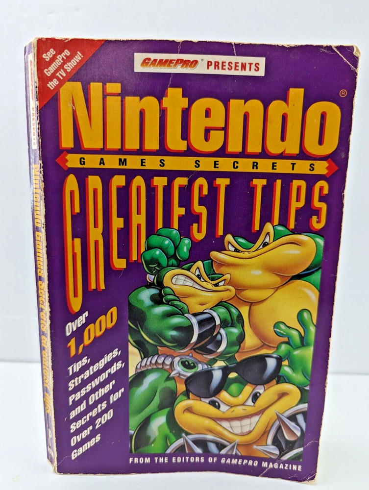 GamePro Nintendo Games Secrets Greatest Tips Book