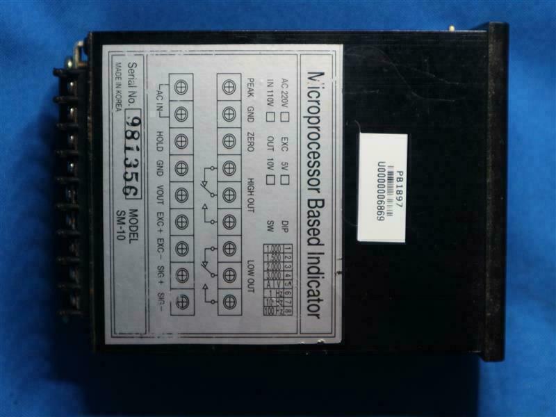 SM-10 SM10 Microprocessor Based Indicator w/ Missing Cover