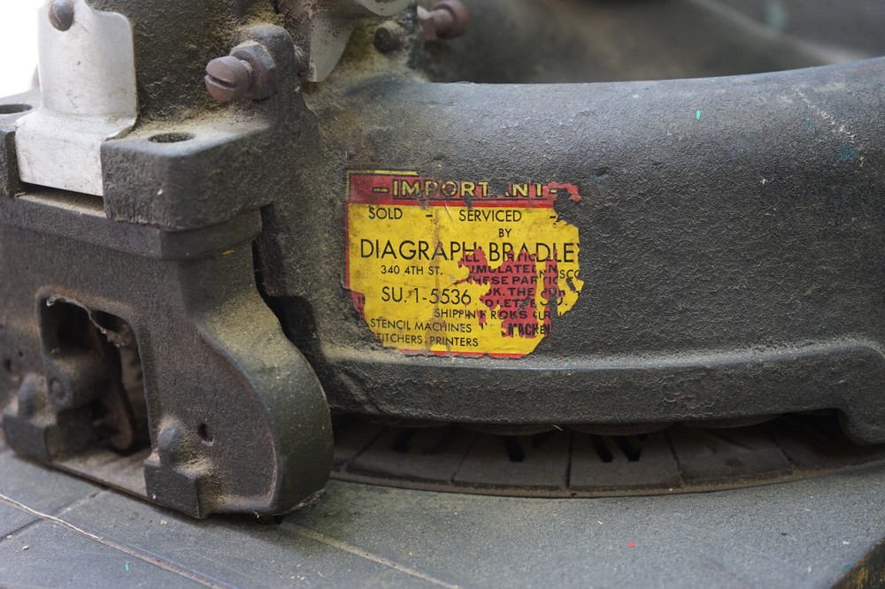 Bradley Diagraph 1/2" Rotary Stencil Cutter