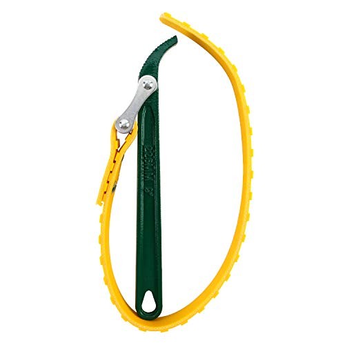 9" Belt Strap Wrench, Multi-Purpose Adjustable Strap Oil Filter 9" (1 pack)