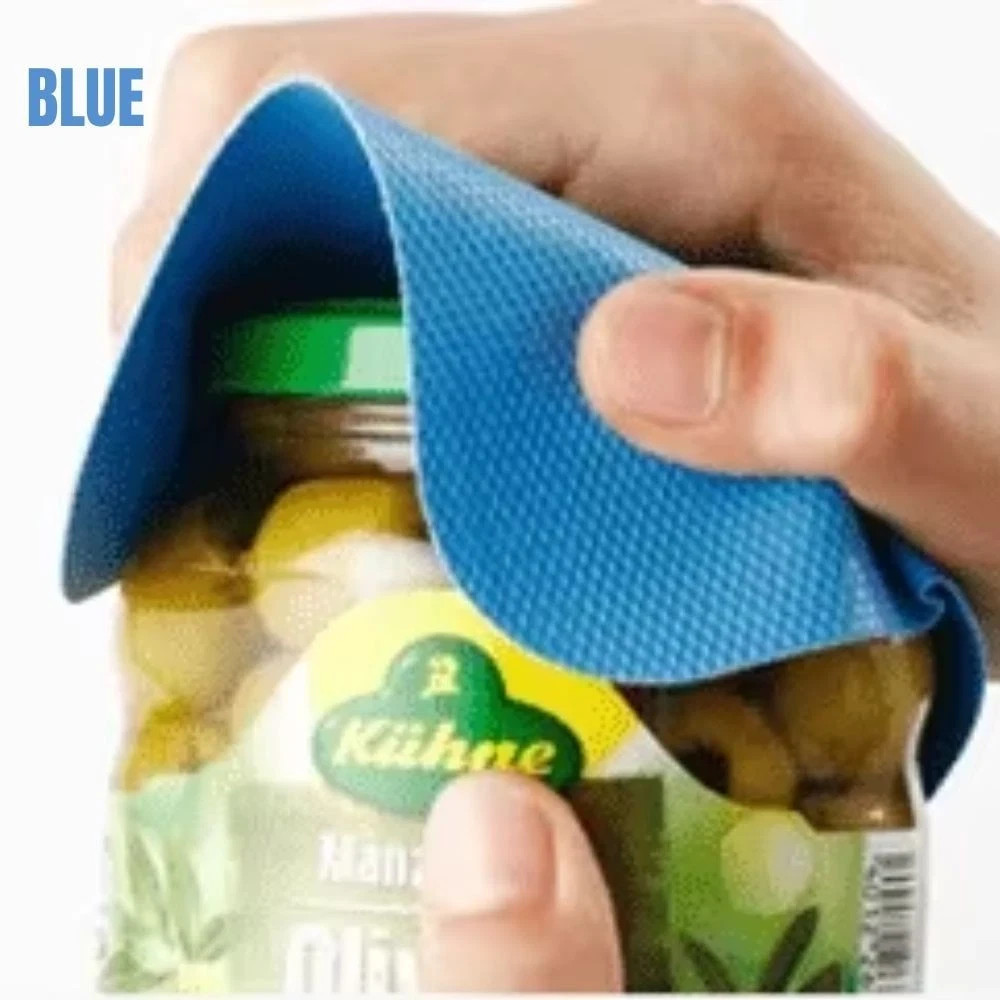 Silicone Jar Opener Gripper Pad  for Weak Hands, Low Strength, Arthritis Kitchen