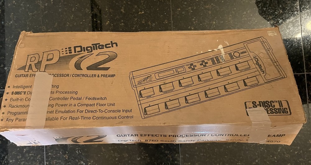DIGITECH RP - 12 Guitar Signal Processor/Foot Controller and Pump