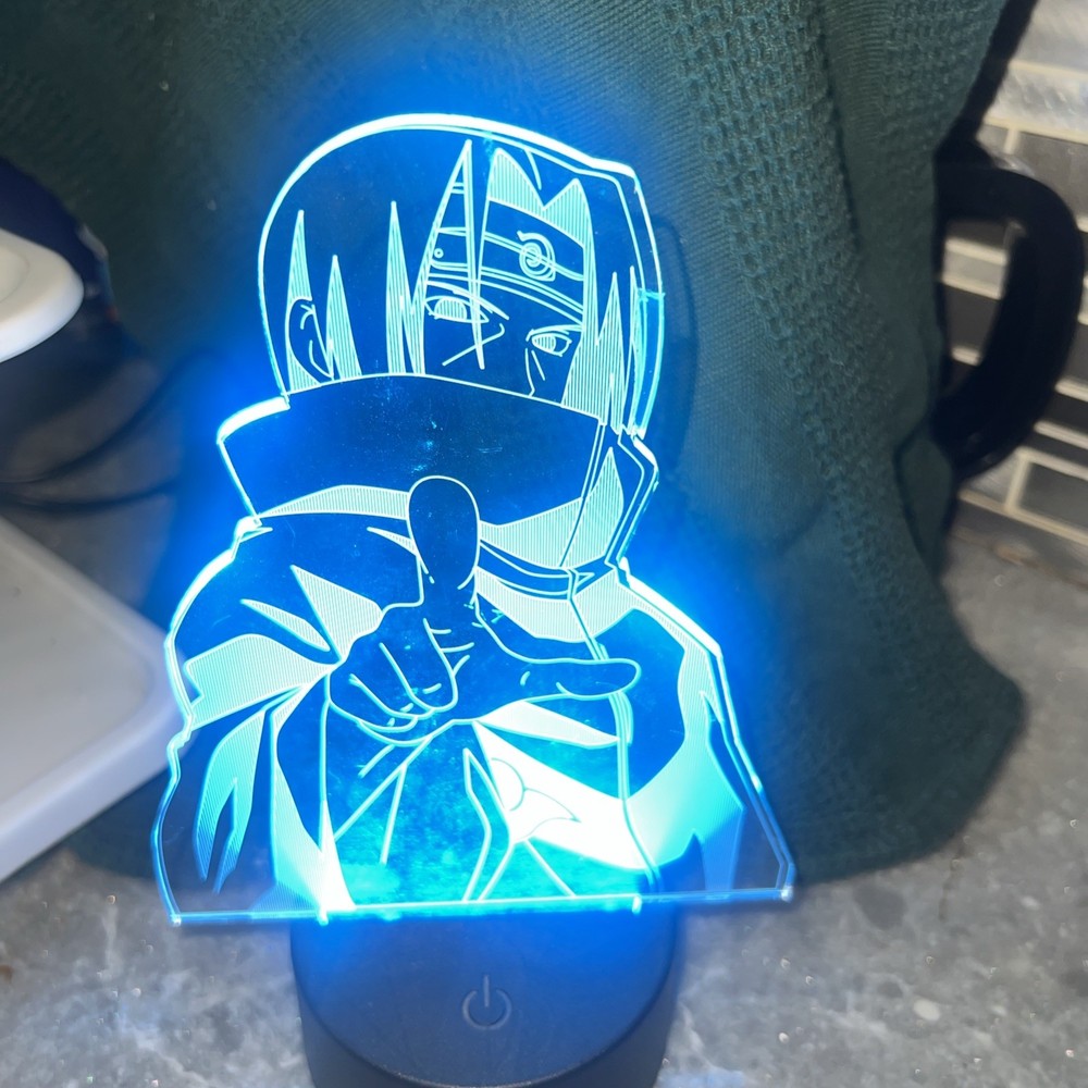 Naruto Night 8 3D LED Lighting