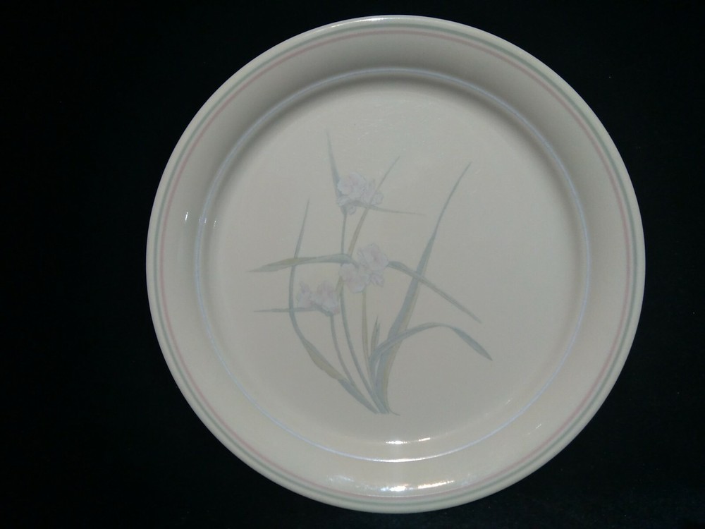 4 Corelle by Corning "Spring Pond" U.S.A. Dinner Plate 10.25"D
