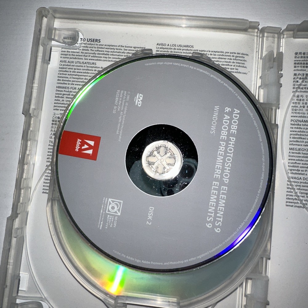 #Z21 - Adobe Photoshop Elements 9 with serial number Without 1 Disk