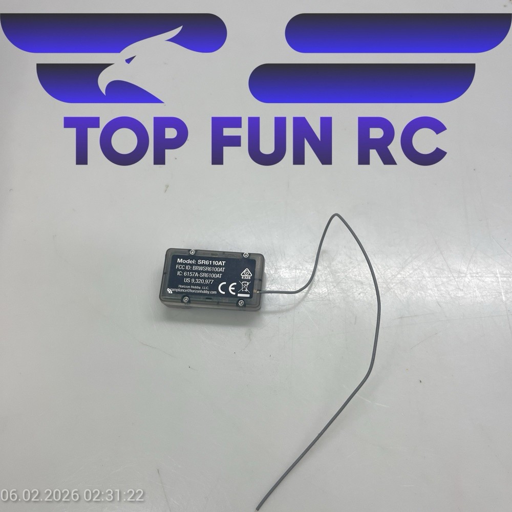 SPEKTRUM SR6110AT 6-CHANNEL AVC TELEMETRY SURFACE RECEIVER