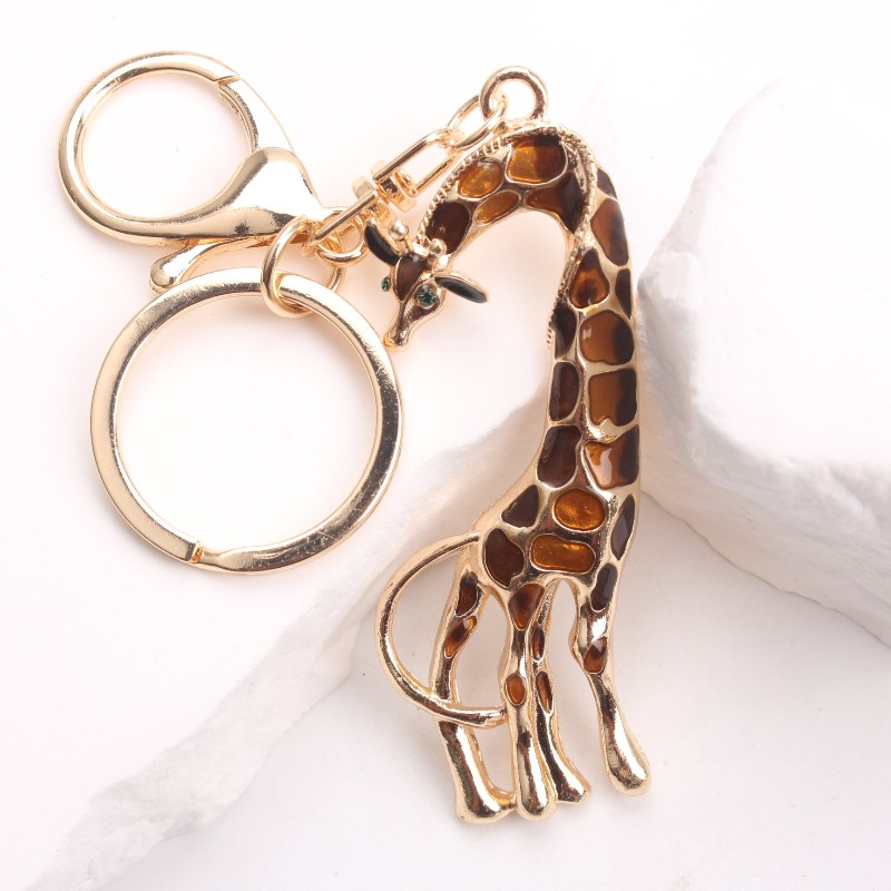 Giraffe Keychain: Charming Decor Accessory, Gentle Gift