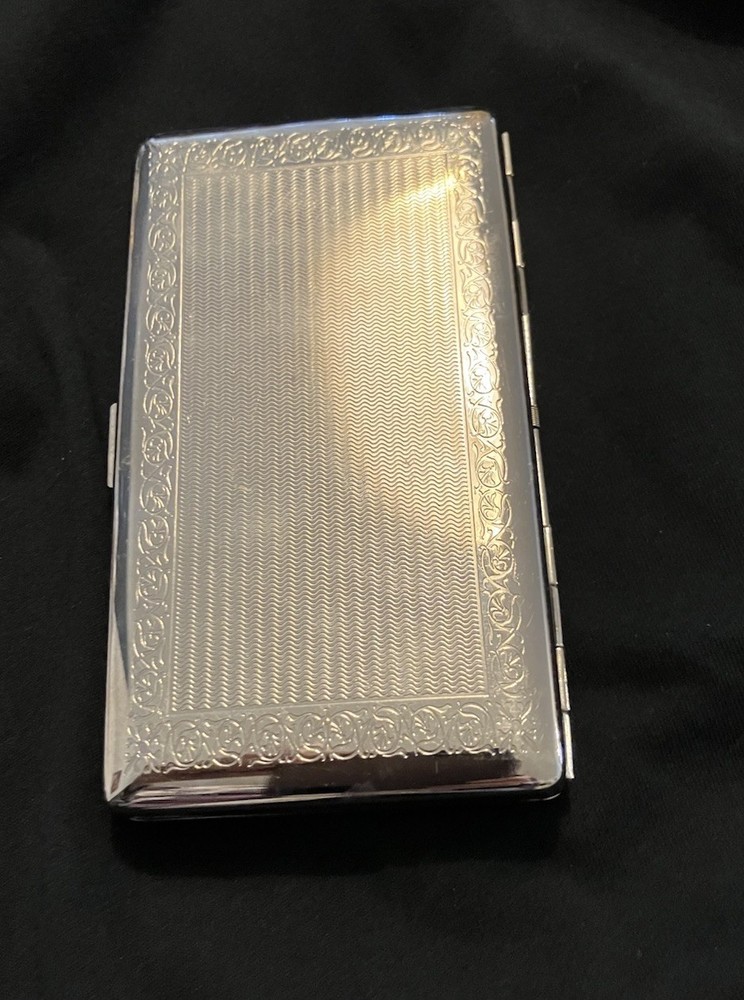 Victorian Style Lucienne Etched Cigarette Case