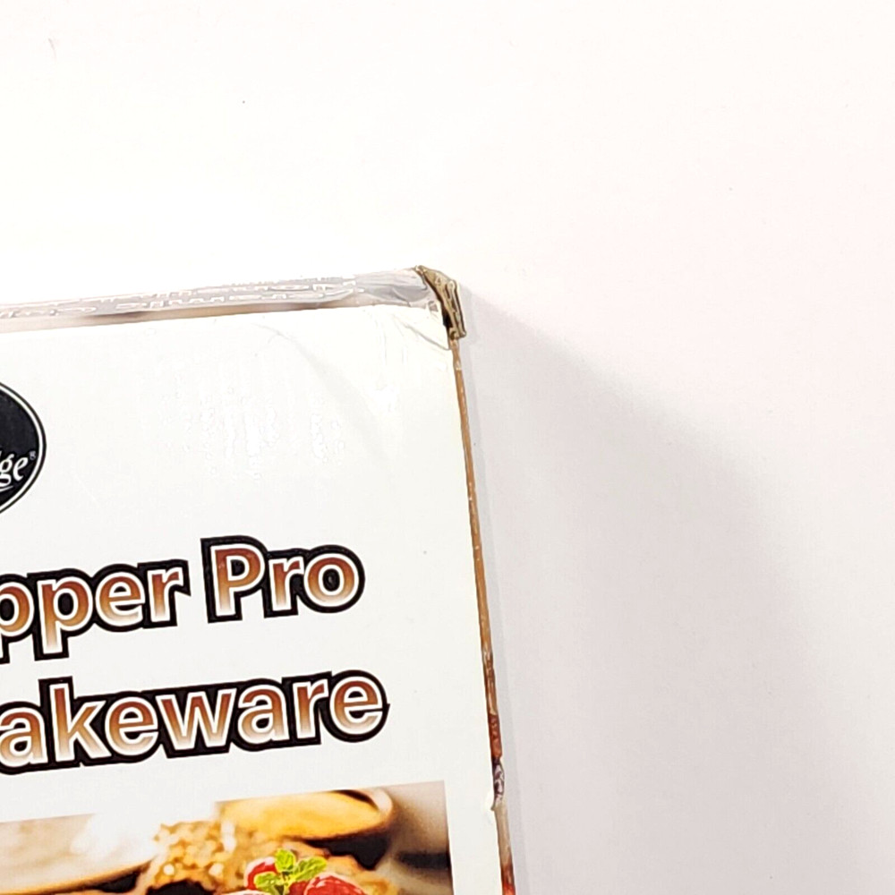 Culinary Edge Copper Ceramic Nonstick Bakeware Set, Assorted Items, 4 Piece