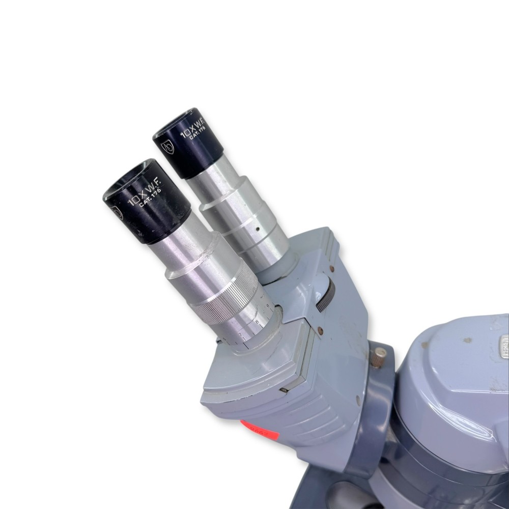 AO Spencer Series 10 Dual Binocular Microscope 4 Objectives Infinity Plan Achro