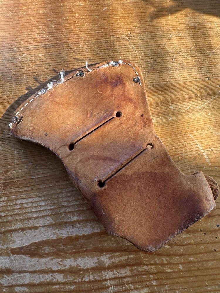 Estwing Hatchet Leather Sheath - Please Check Measurements