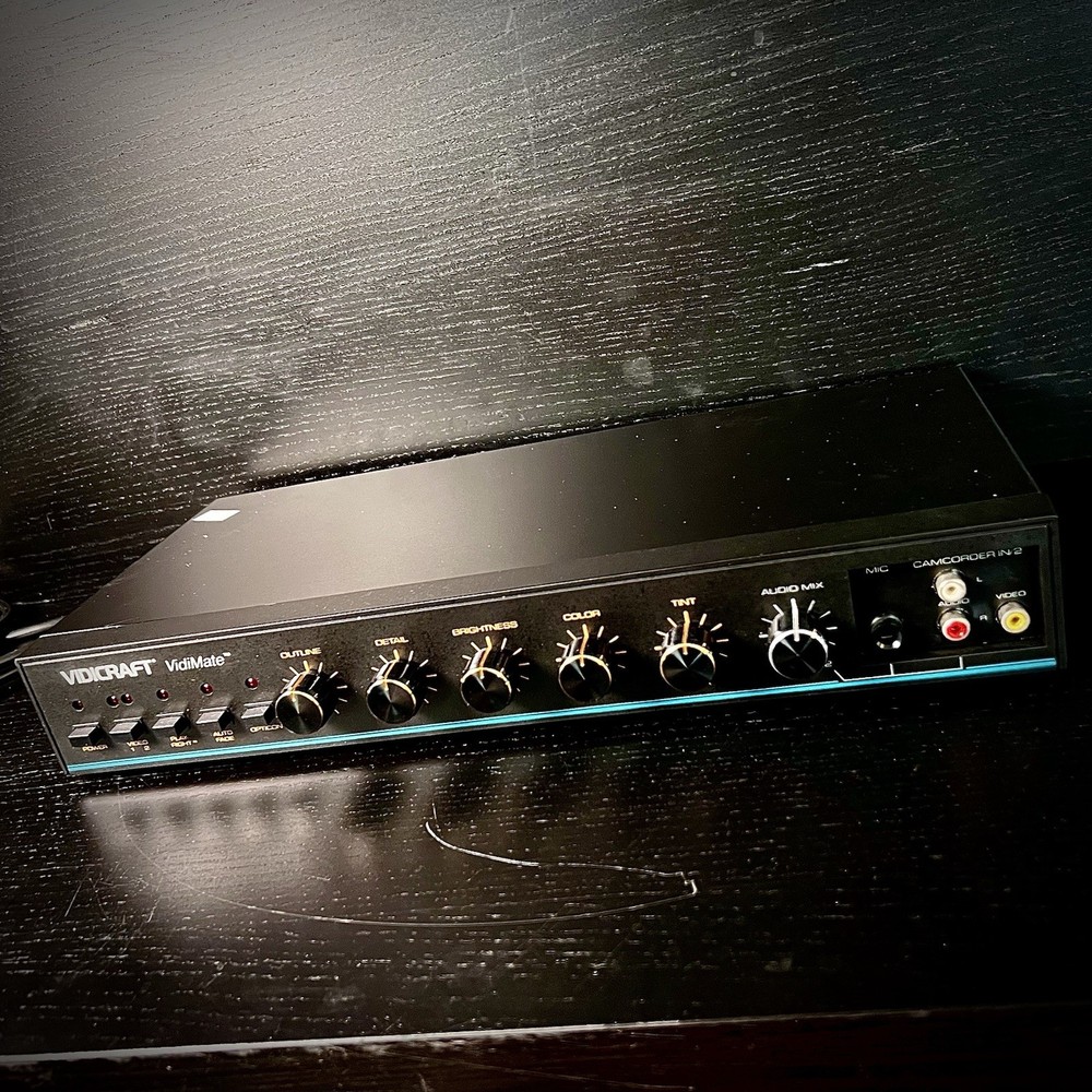 VIDICRAFT VidiMate Digital Stabilizer Opticon Processing July 1988 VDM-100