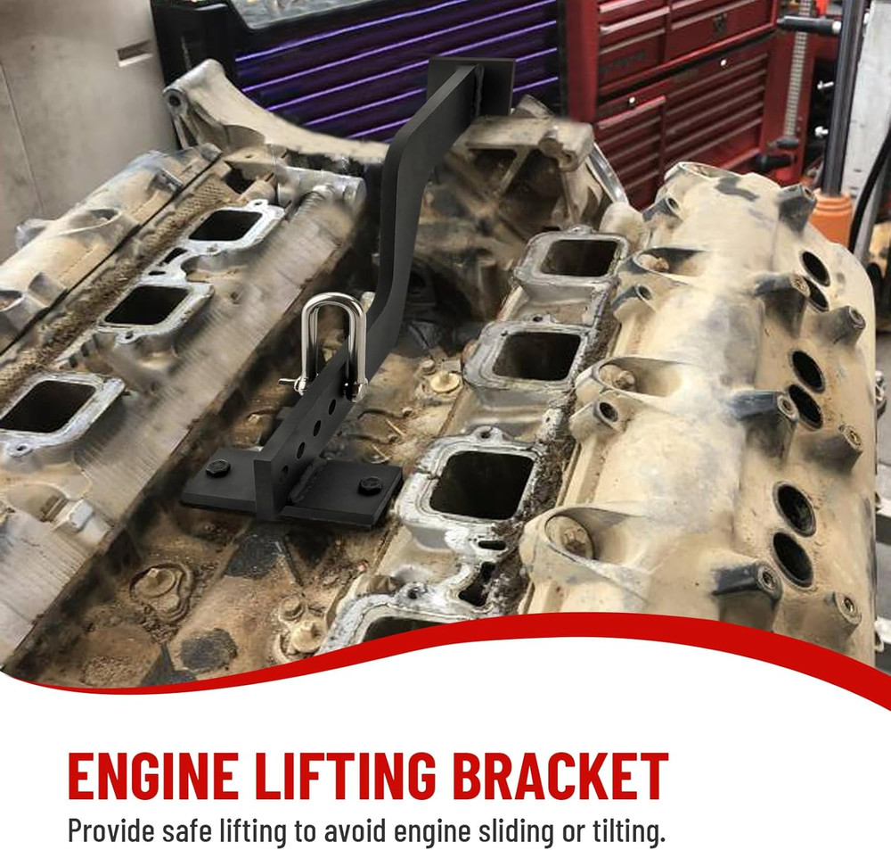 Engine Lifting Bar, Universal Engine Transverse Stand Support Fixture Bar Set Co