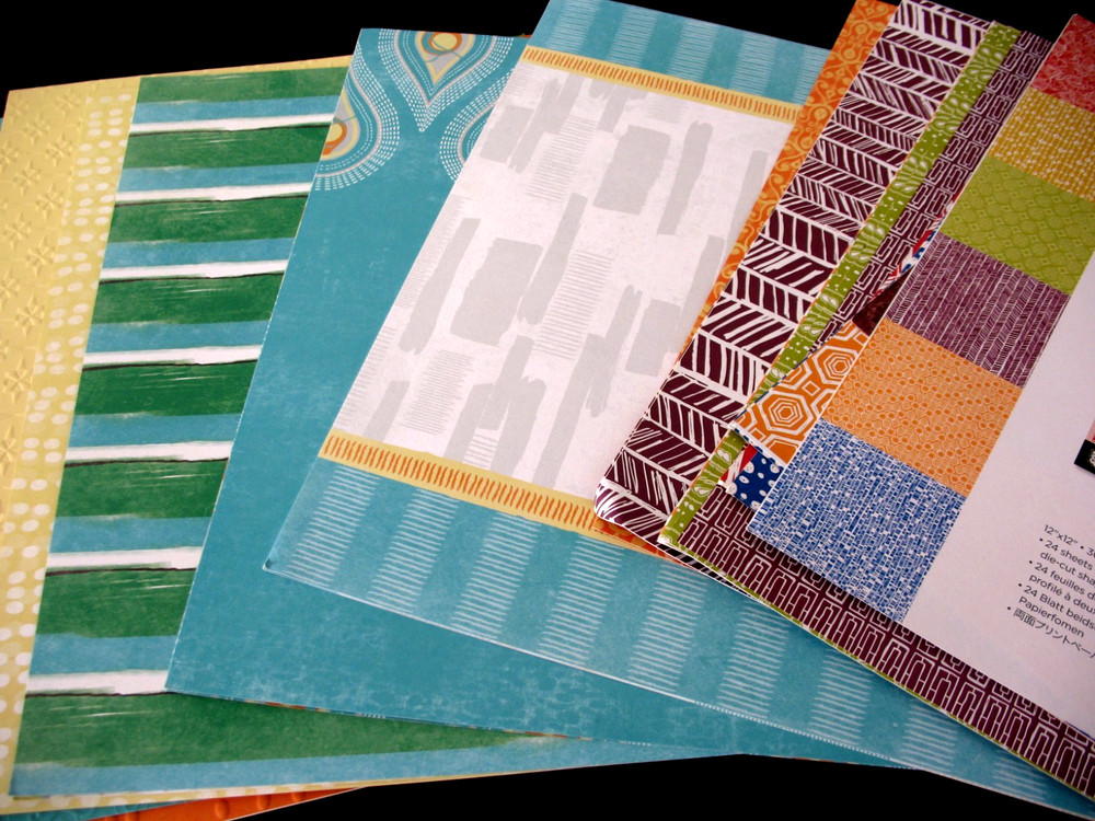 Creative Memories Color My World Stack Pack 24, not including die cut sheets, +