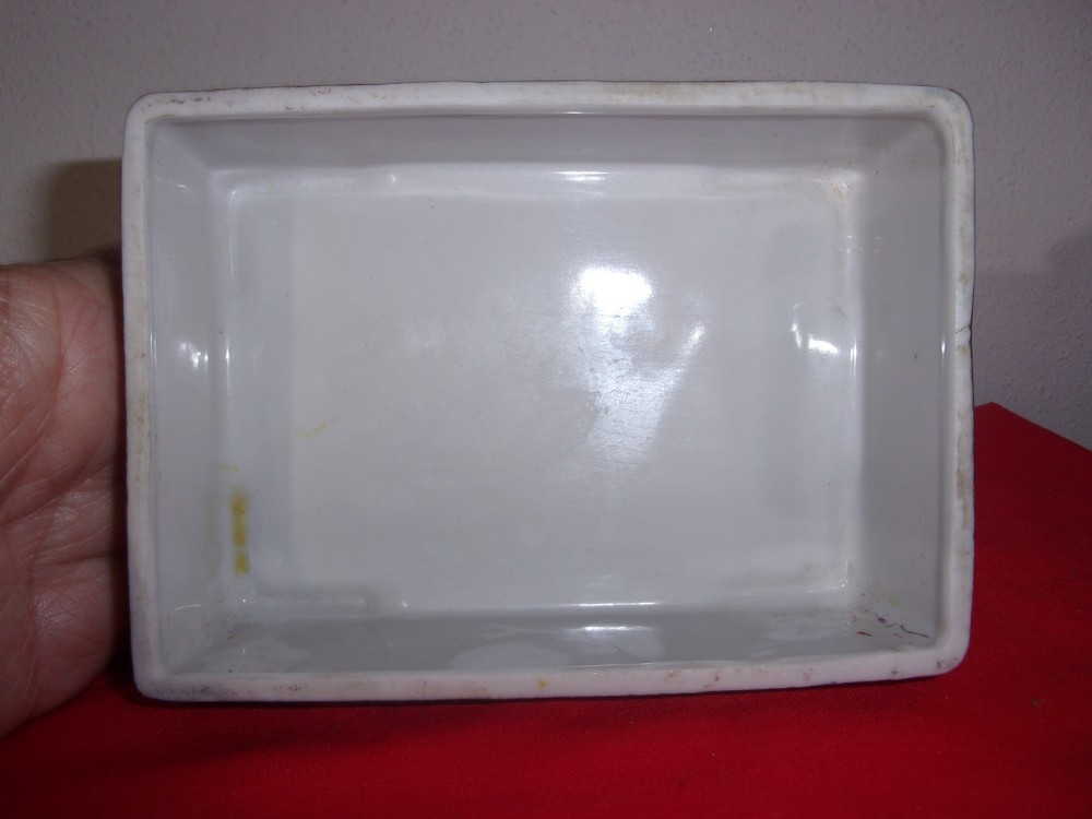 vintage nora china square dish *
