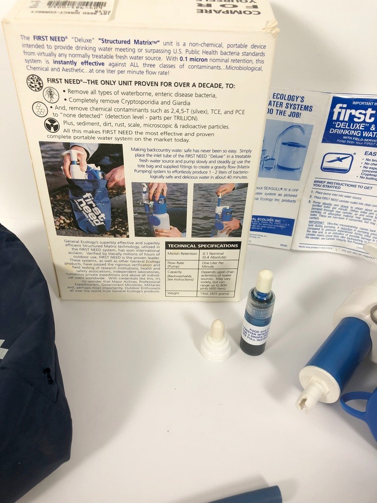 First Need Deluxe Portable Water Purifier System