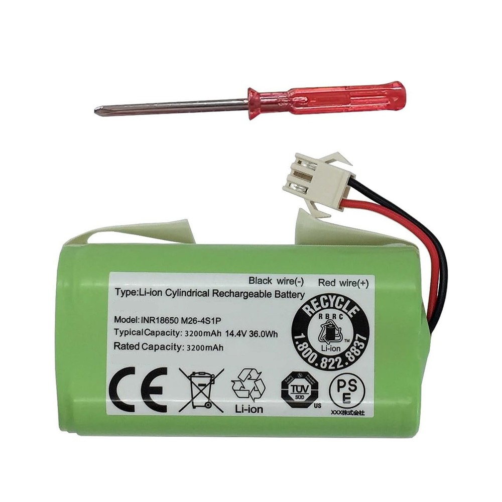 14.4V Battery Replacement for Ionvac SmartClean 2000