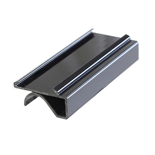 Thunder Group PLSL113BK 3" Plastic Shelf Label - Black