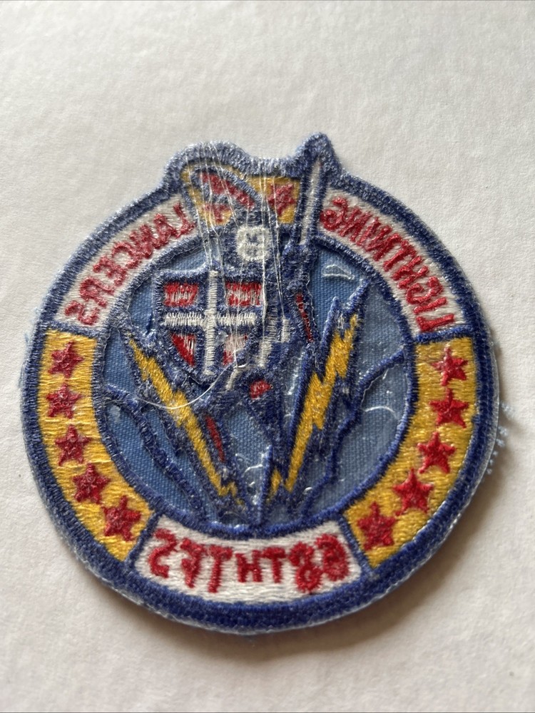 68th TFS Lightning Lancers Fighter Squadron Patch