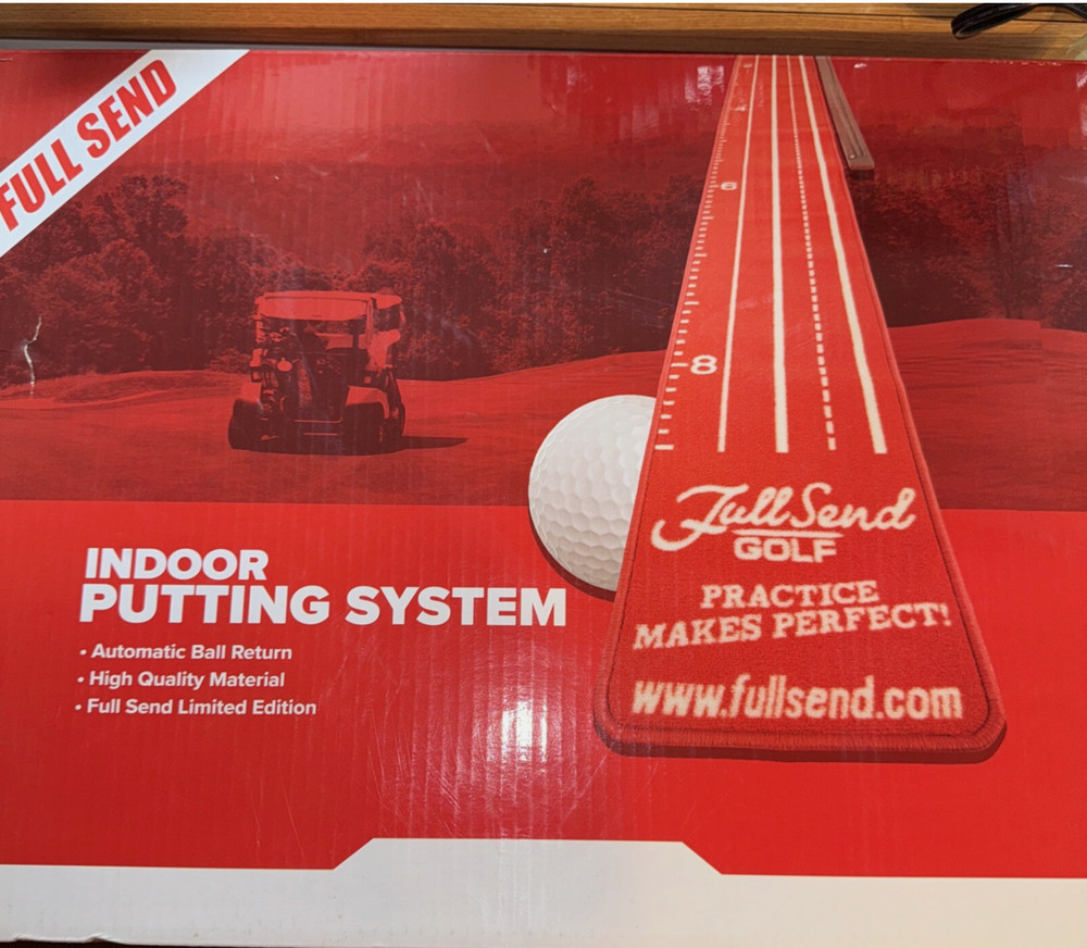 Full Send Golf Putting Mat