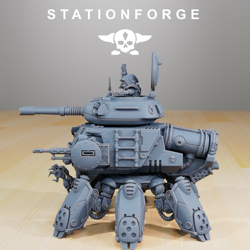 Scavenger Tank with commander figure 32mm
