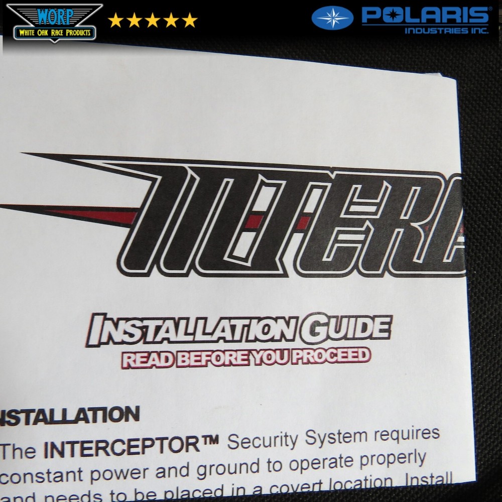 PRO ARMOR INTERCEPTOR UTV ATV AUTO SECURITY SYSTEM GPS ALARM TRACKER LOCATOR
