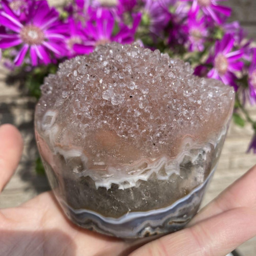 Sugar Pink Amethyst Cupcake Mold, Unique