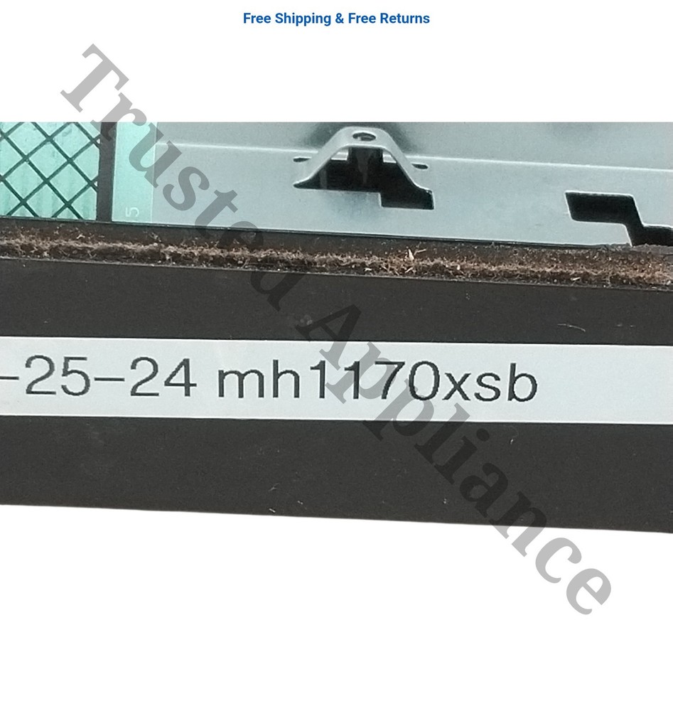 Whirlpool Microwave Control Panel Console W10233383 black